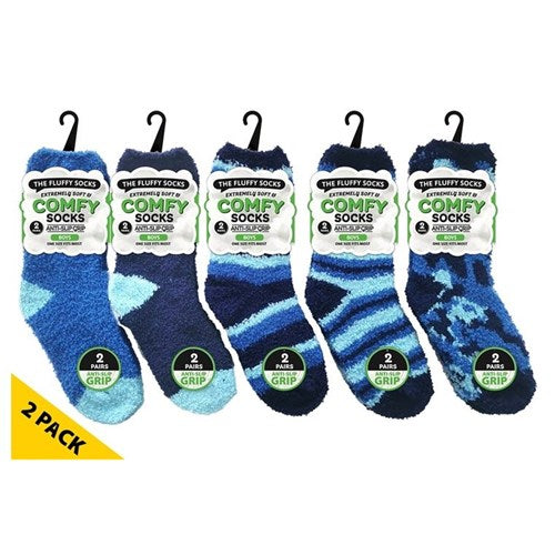 Socks Boys Microfiber Socks Camo/Stripe1 2pk