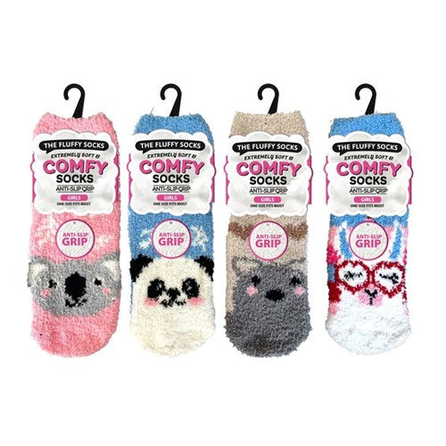 Socks Girls Microfiber Socks Anti-Slip