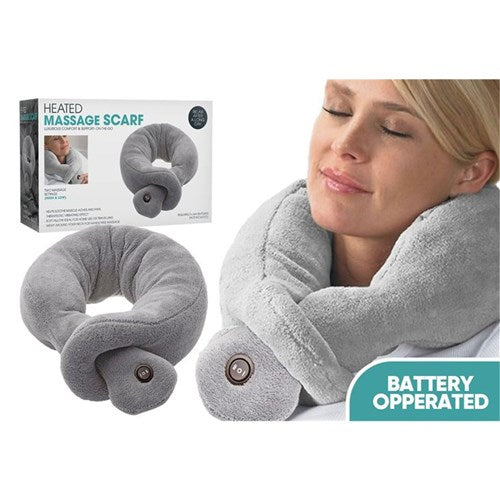 Heated Massage Scarf 89x11x9cm B/O