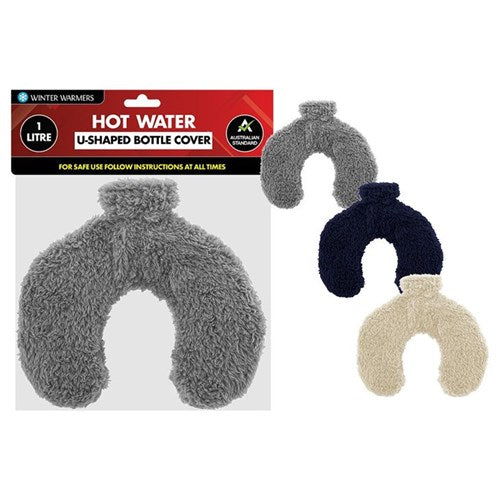 Hot Water Bottle Cover Teddy Ushaped 1L