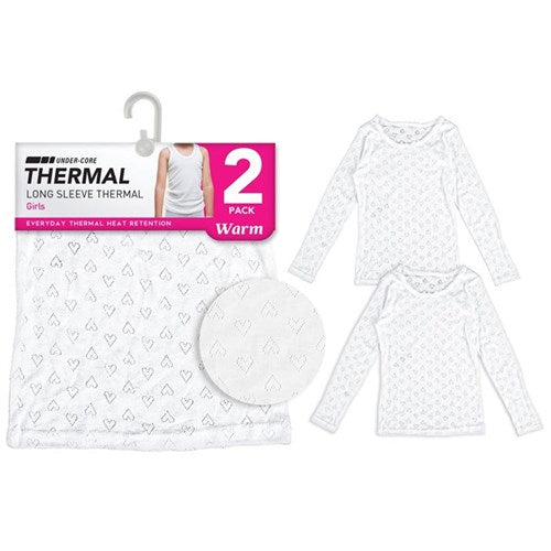 Girls long sleeve insulating base layer