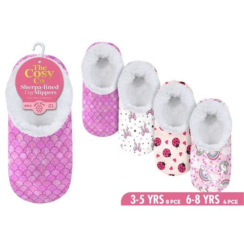 Vividly decorated indoor footwear for children