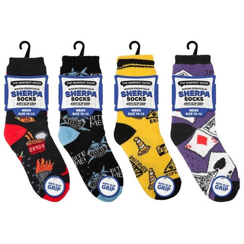 Assorted thick plush lined winter foot coverings
