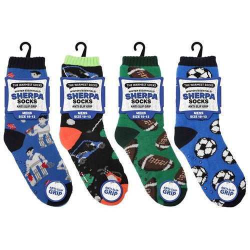 Assorted fleece lined indoor foot warmers