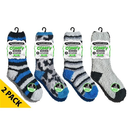 Boys patterned synthetic foot coverings
