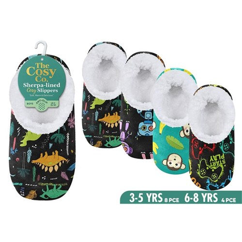 Visually striking printed indoor lounging accessories for boys