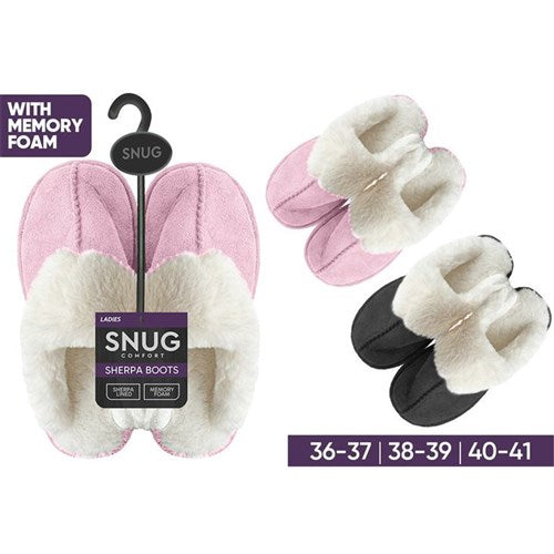 Ladies slip-on indoor shoes without a heel back