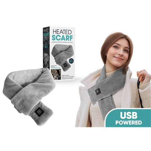 Wearable neck accessory generating active soothing heat