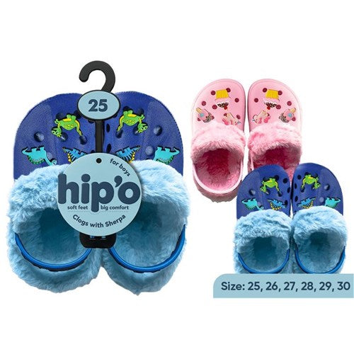 Toddler durable shoes with fuzzy lining and fun decorations