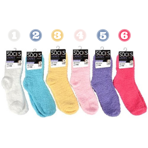Ladies Microfiber Socks Solid