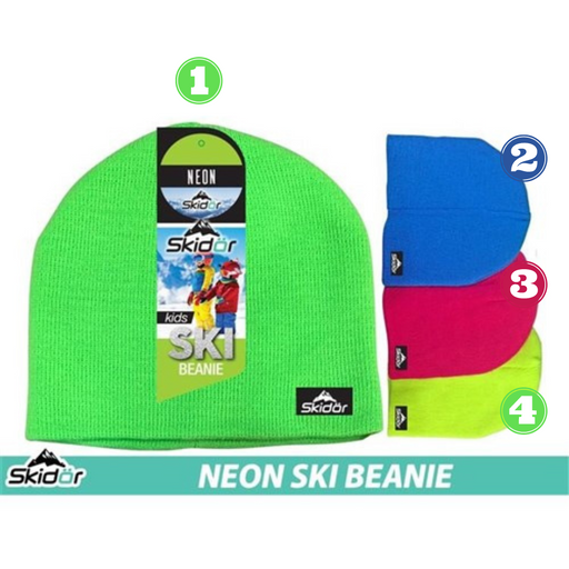 Neon Teens Ski Beanie
