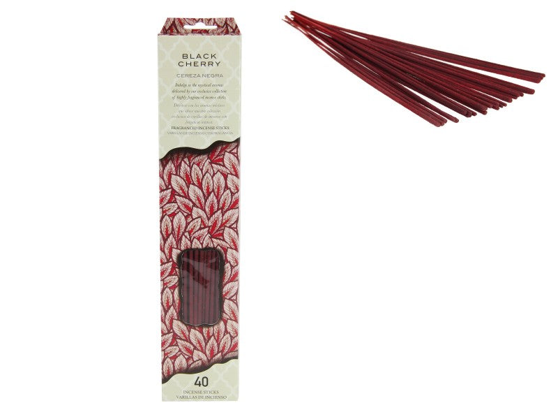 Black cherry scented incense sticks