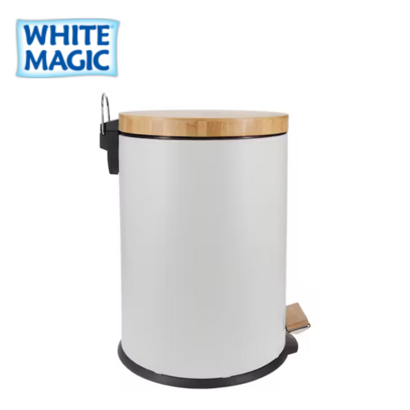 Rubbish Bin 20L - White by White Magic