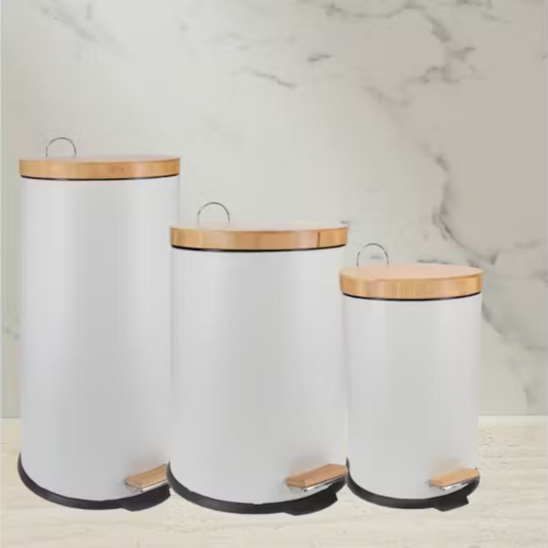 Rubbish Bin 20L - White by White Magic