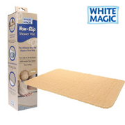 Non-Slip Shower Mat in Platinum by White Magic