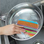 White Magic Scrubtastic Flat Pot Scrubber – thumbnail