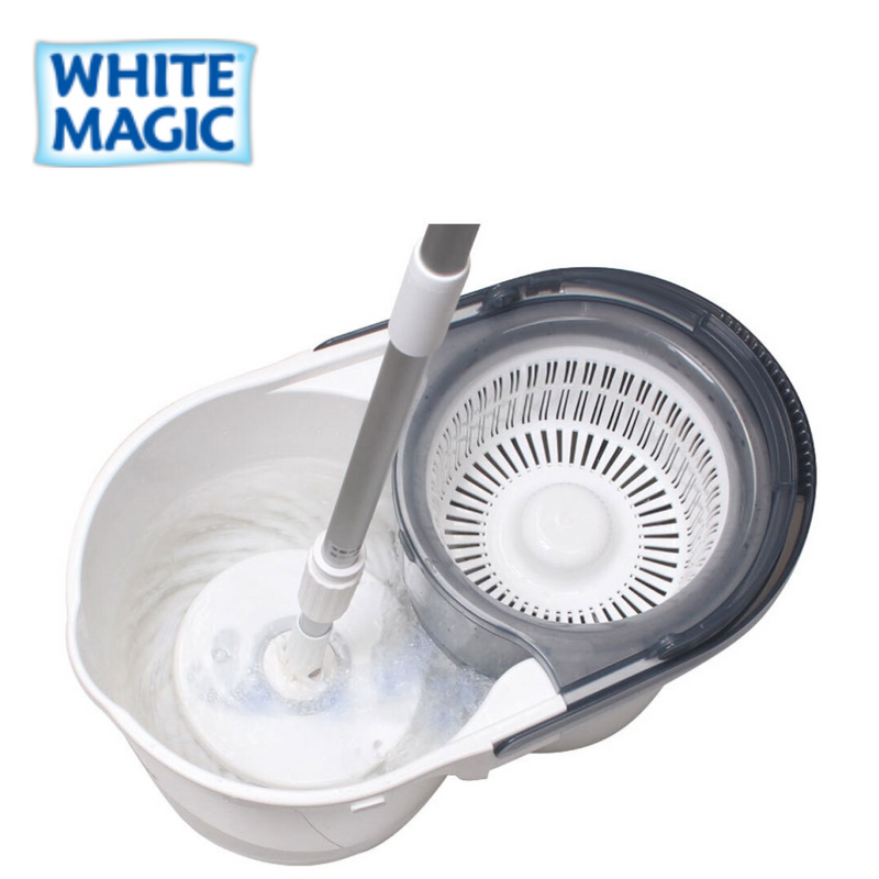White Magic Spin Mop Turbo