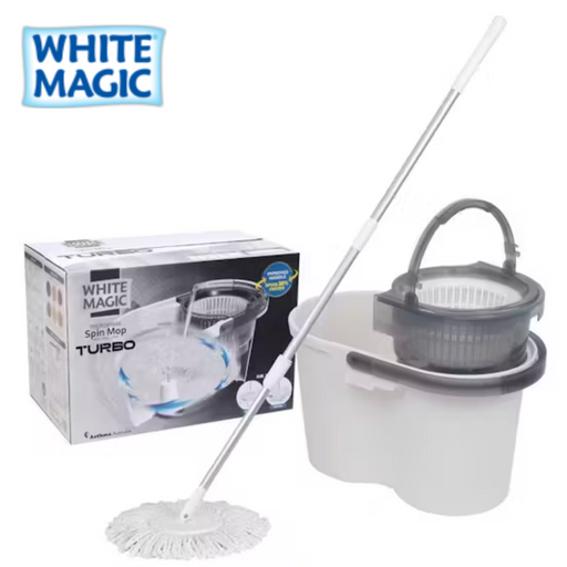 White Magic Spin Mop Turbo