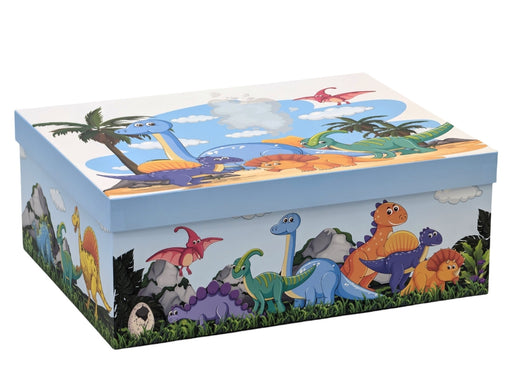Set of eighteen cute dinosaur themed gift boxes