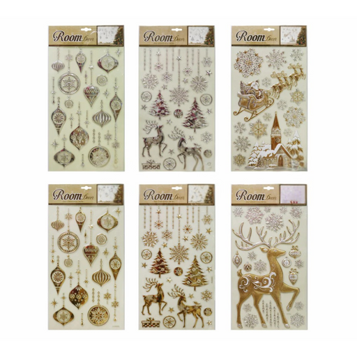 Ronis Wall Stickers Metallic Puffy Assorted