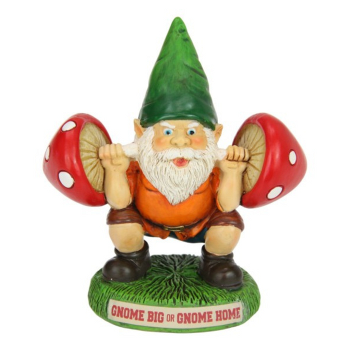 Weight Lifter Gnome 12cm