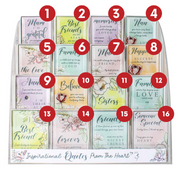 Ronis Wellness Glass Plaque Acrylic Display 16 Asstd – thumbnail