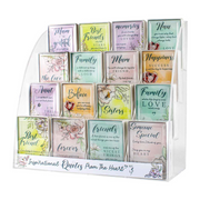Ronis Wellness Glass Plaque Acrylic Display 16 Asstd – thumbnail