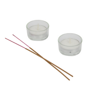 Ronis White Lotus Tealight Holder 16cm