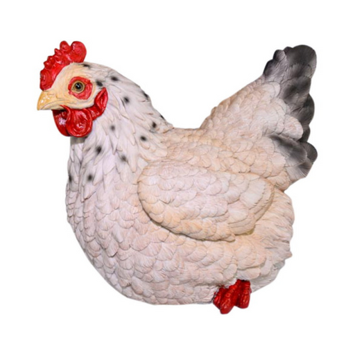 Ronis White Sitting Hen 36cm