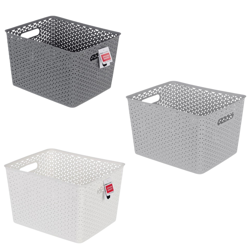 Wicker Design Organiser Basket