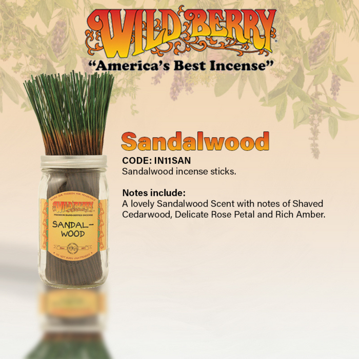 Ronis Wild Berry Incense Sandalwood 28cm