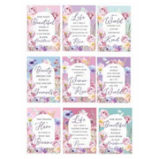 Ronis Wildflower Signs 15x21x0.6cm Assorted