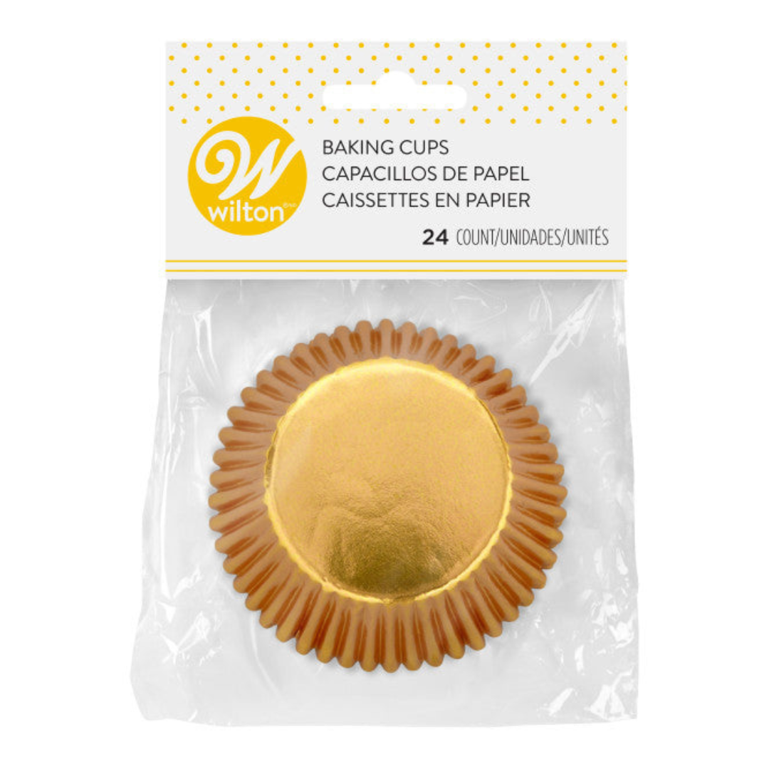 Caissettes de cuisson en papier doré Wilton