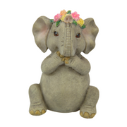 Ronis Wise Floral Elephants 10cm Assorted