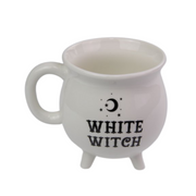 Ronis Witch Cauldron Mug White