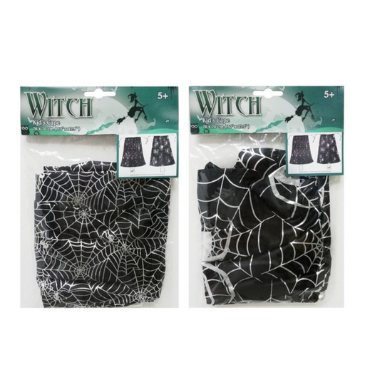 Ronis Witches Cape Kids 2 Asstd