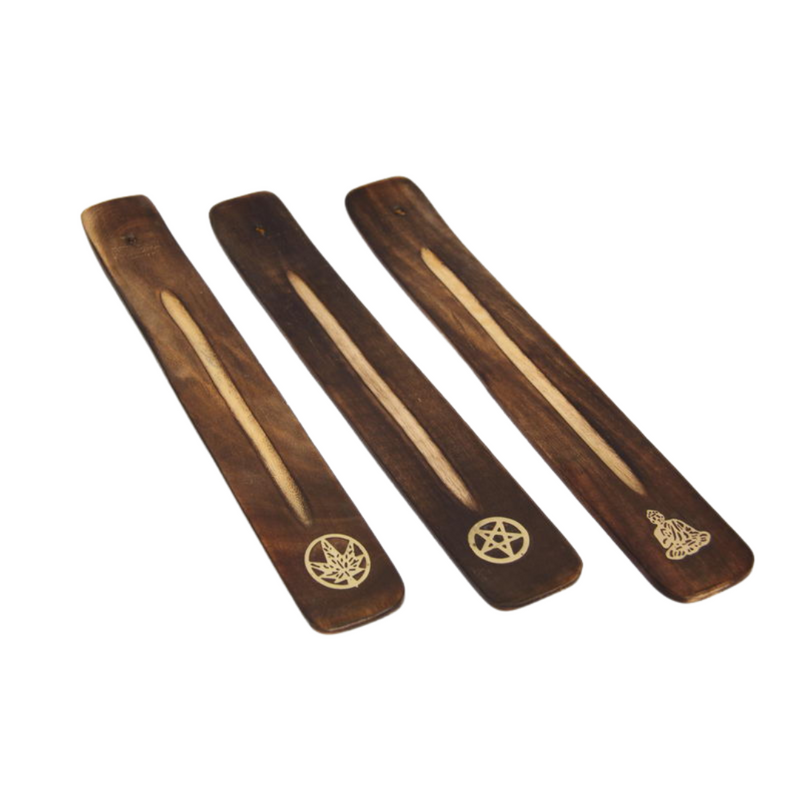 Ronis Wooden Incense Ash Catcher 26cm Assorted