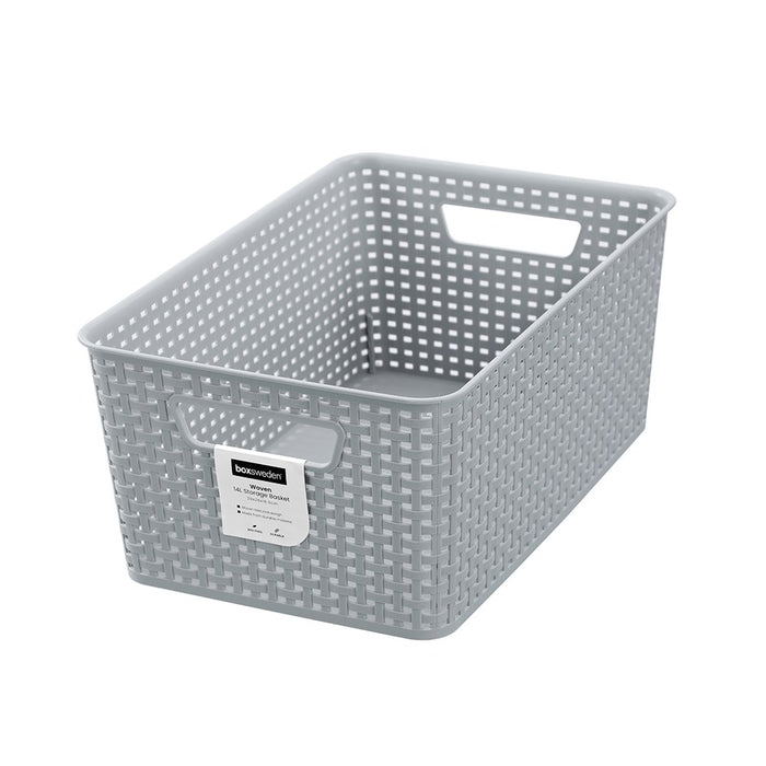 Ronis Woven Storage Basket 14L 39x26x16.5cm 4 Asstd