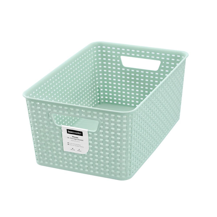 Ronis Woven Storage Basket 14L 39x26x16.5cm 4 Asstd