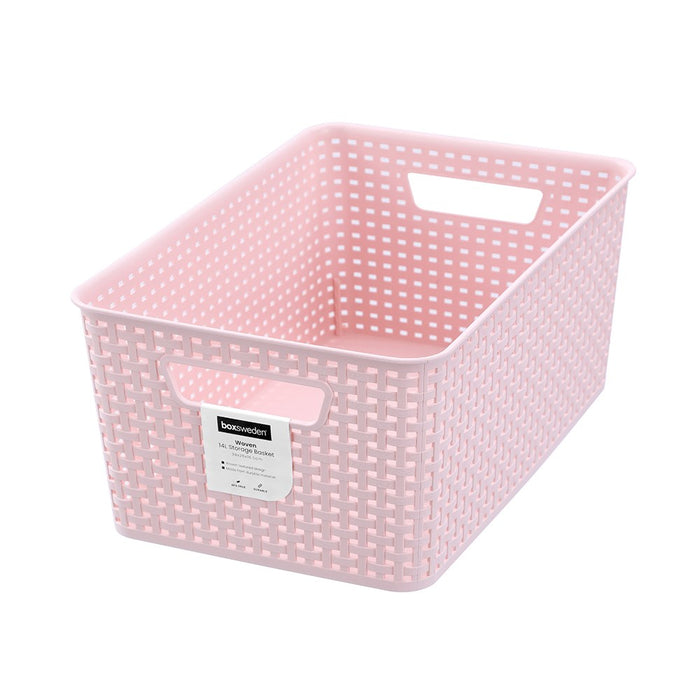 Ronis Woven Storage Basket 14L 39x26x16.5cm 4 Asstd