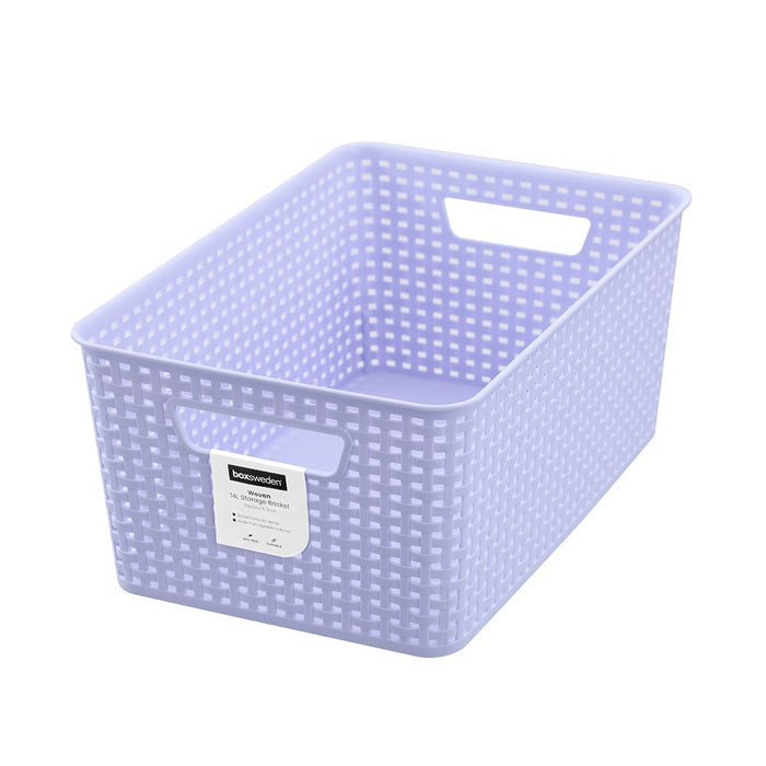 Ronis Woven Storage Basket 14L 39x26x16.5cm 4 Asstd