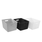 Ronis Woven Storage Basket 22L 41.5x28.5x22cm 3 Asstd – thumbnail