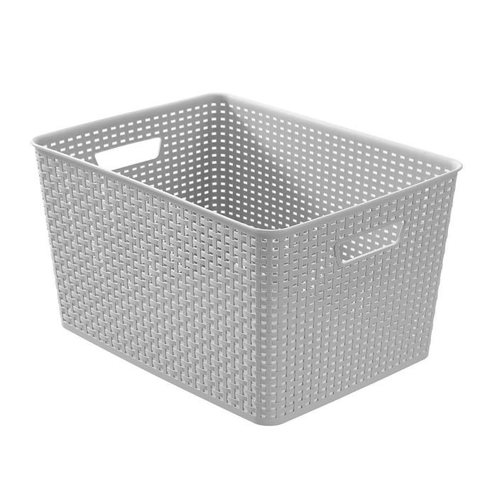 Ronis Woven Storage Basket 22L 41.5x28.5x22cm 3 Asstd