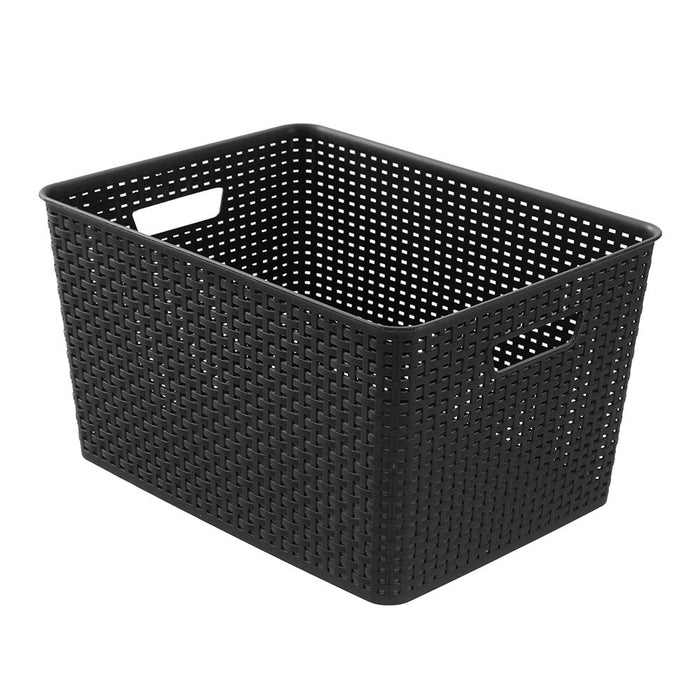Ronis Woven Storage Basket 22L 41.5x28.5x22cm 3 Asstd