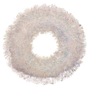 Iridescent Christmas Wreath 38cm decorative holiday décor