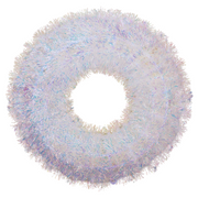 Wreath 45cm iridescent – sparkling Christmas door and wall decoration