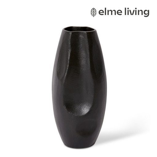 Ronis Wrigley Vase Black 13x11x29cm