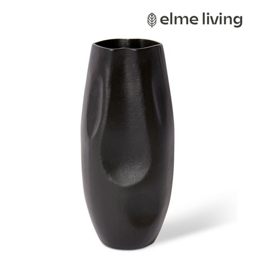 Ronis Wrigley Vase Black 16x14x34cm