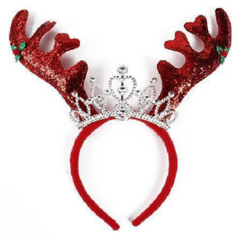 Ronis Christmas Antler headband with tiara