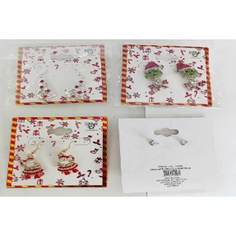 Ronis Diamante Crusted Earrings Small